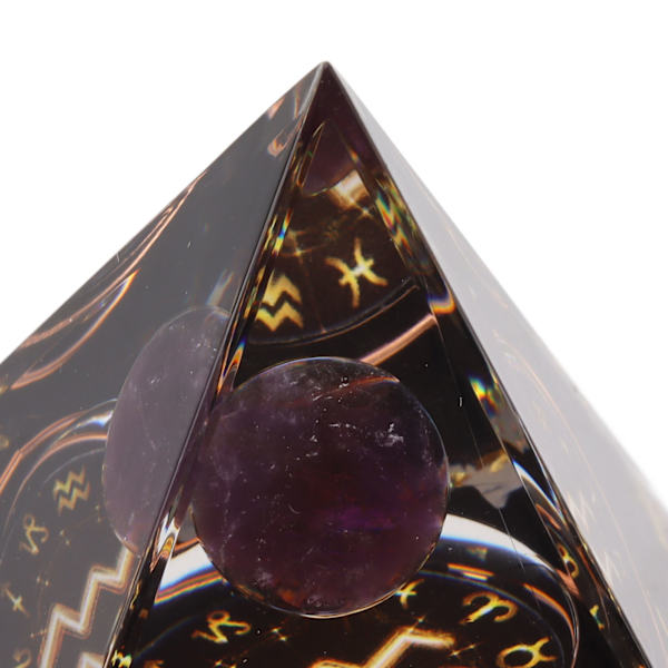 5 cm pyramid av positiv energi helande kristall meditationsorganisk stenpyramid zodiak energigenerator Vattumannen