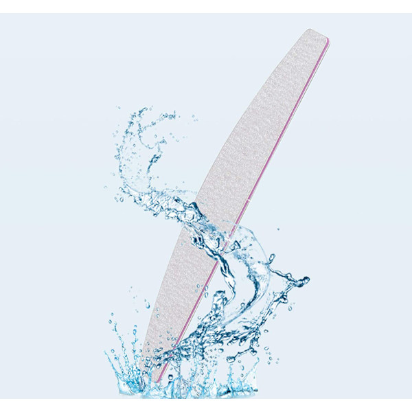 Paket med 10 nagelfiler för gelnaglar, professionella nagelfilar 100/180, filar för gelnaglar, nagelbuffertblock, dubbelsidig nagelfil, professionell,