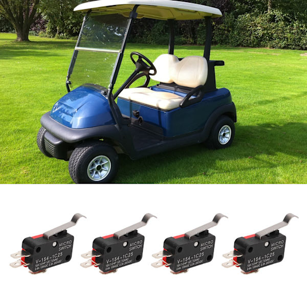 4 stk. 3-polet gulvpedalboks mikrobryder 1014807 Universal til Club Car DS Precedent