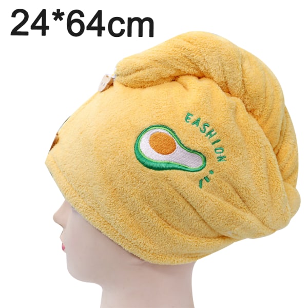 Tørr Ultra Absorberende Turban Hårhåndkle Wrap, egnet for kvinner