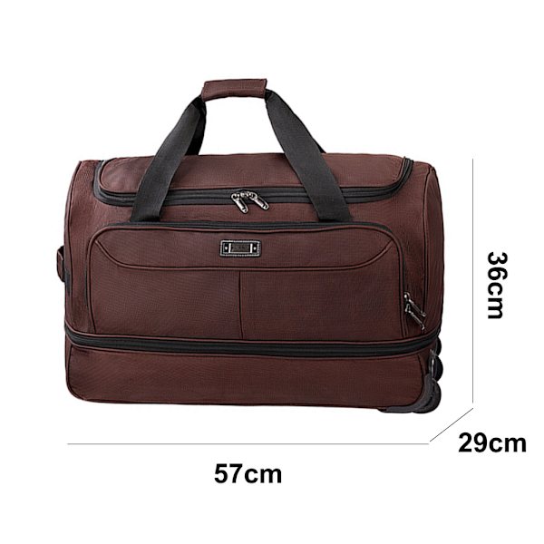 Trolley Bag - Liten - Brun