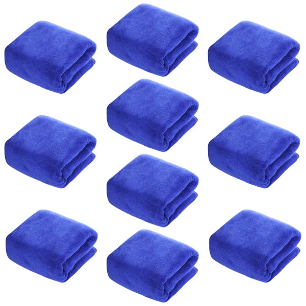10-pack handdukar för salonger - Snabbtorkande handduk för hår, händer,