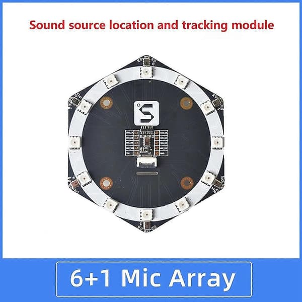 Mic6 Mikrofon Array Lydkilde Lokalisering Sporingsmodul Utvidelseskort Msm261s4030h0 Ai Med 1