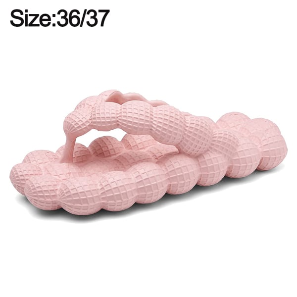 Bubbel Slides Flip Flops för kvinnor och män, tjockt vadderade