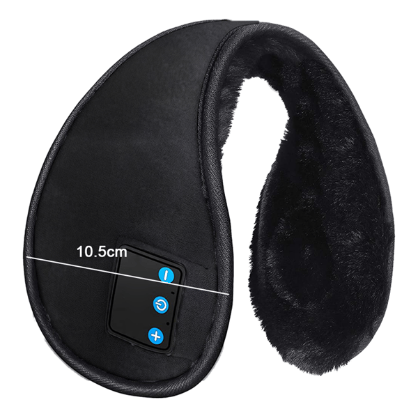 Multifunktionella musiksport-hörselmuffar Bluetooth Öronvärmare för vintern
