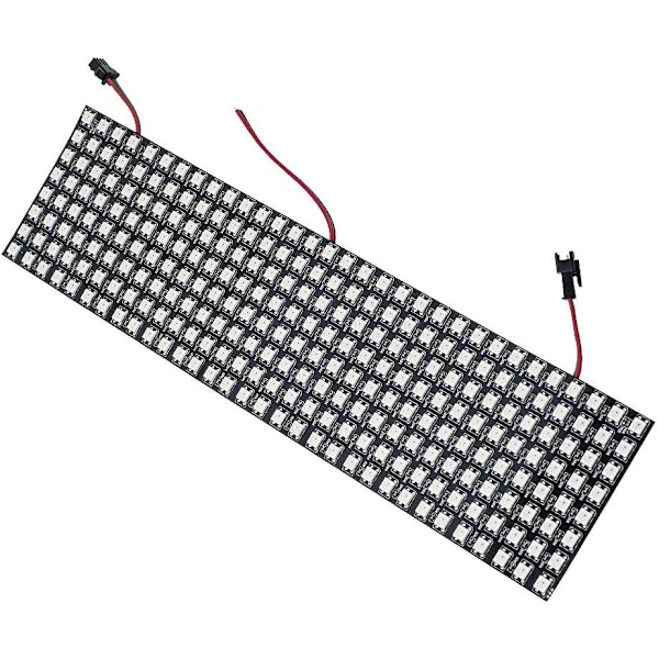 LED Phantom Pixel Skjerm WS2812, DC5V, 32 * 8cm Programmerbar RGB