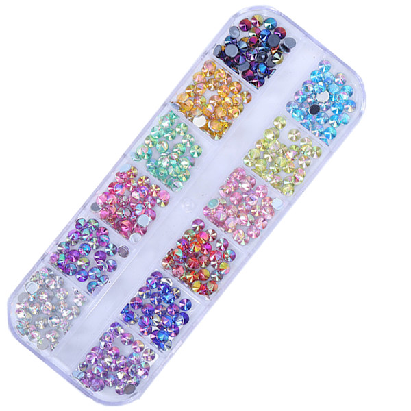 Rhinestones til Håndværk, Rhinestones med Flade Rygge til Håndværk, Neglekunst, Tøj, Sko, Tasker, Telefoncovers