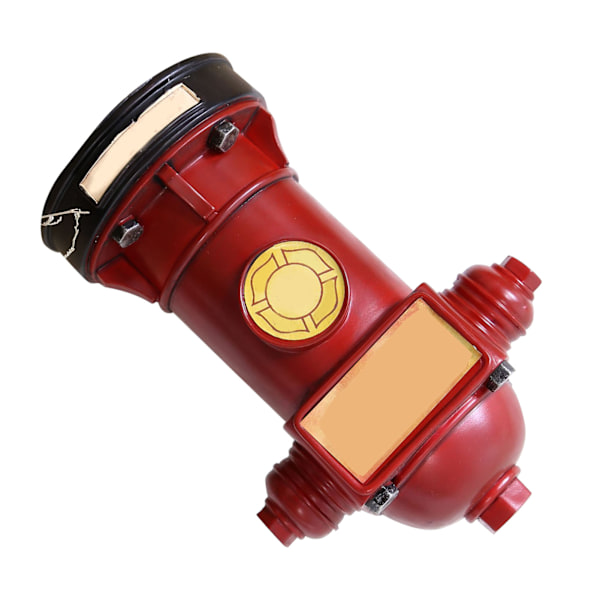 Spargris Retro Brannhydrant Spargris Brannhydrant Penger Mynter Boks Unik Penger Sparing Krukke Hjem Dekorasjon Rød