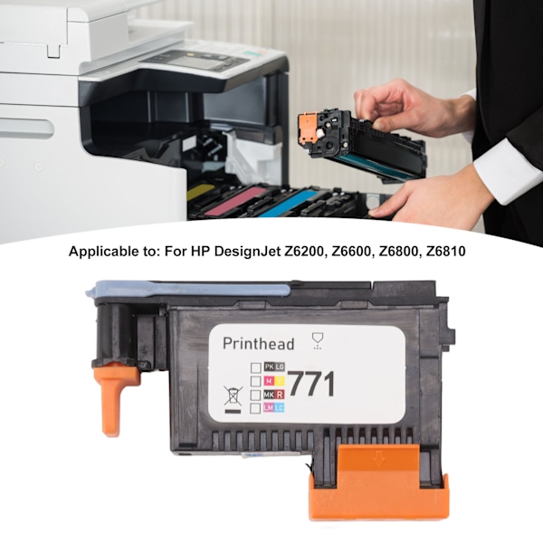 Skrivehode Printhead-utskifting for HP DesignJet Z6200 Z6600 Z6800 Z6810 skriver