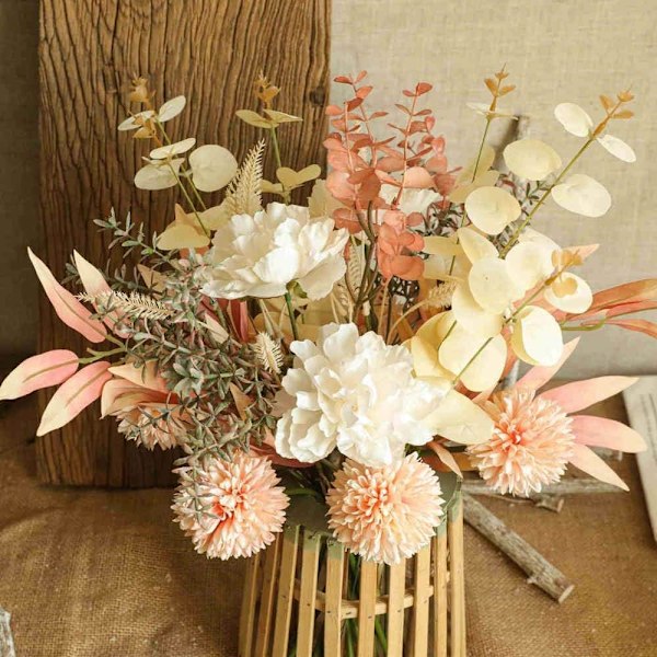 Silkesblommor för DIY-blomsterarrangemang, konstgjord blombukett med anti-ultravioletta egenskaper, mångsidig för heminredning, bröllopsdekorationer,