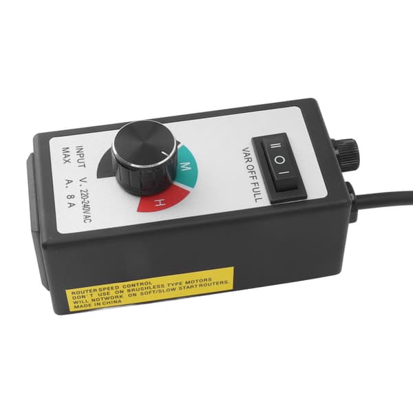 AC Motor Hastighetskontroller, Viftehastighetskontroller for Avtrekksvifte, Sikker Drift med 3-Trinns Vippebryter for Inline Kanalvifter, Energibesparende