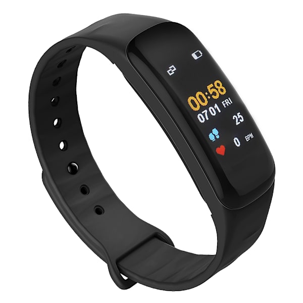F602 0,96 tum Vattentät Bluetooth Smart Sport Armband Hjärtfrekvens Blodtrycksmätare