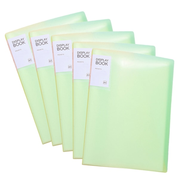 Plastik display bog portfolio mappe Mappe Transparent ærme