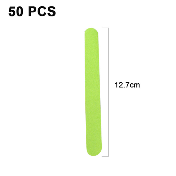 Neglefil Grit Emery Boards for Nails 50stk Neglefilsett for Manikyr