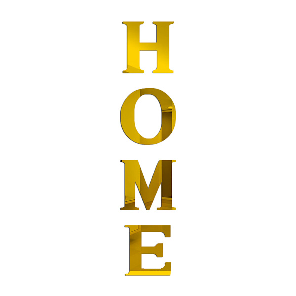 HOME Speilveggklistremerke 3D Stereoskopisk