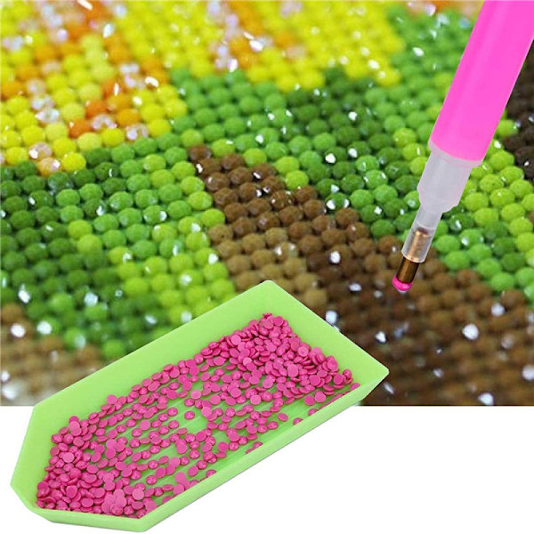 DIY Diamantkonst Kit, Förbättrad Glans 5D Full Drill Design för Heminredning, Stressfri Kreativitet för Vuxna och Barn (Polyester, Vacker Estetik)