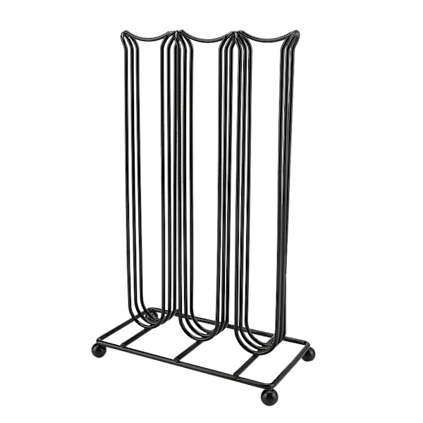Kaffekapselkarusell, Roterande kapselkarusell i massivt järnmaterial, kaffekapselhållare, bekväm förvaring, elegant design, platsbesparande design