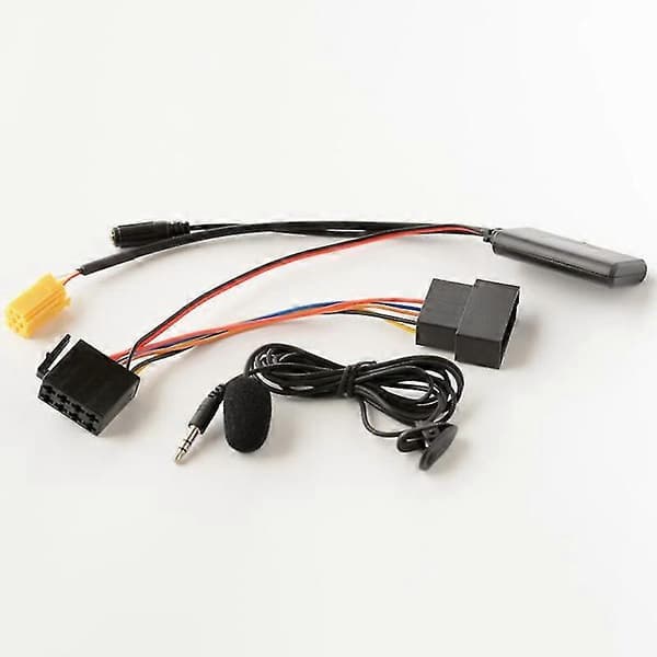 Bil Mikrofon Håndfri Radio Aux Input Adapter Stereo Bluetooth Aux Lydkabel Til