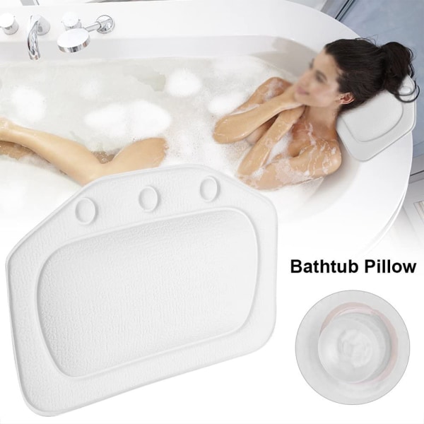 Badekarputer, Myke Skum Polstrede Spa Puter PVC Badekar