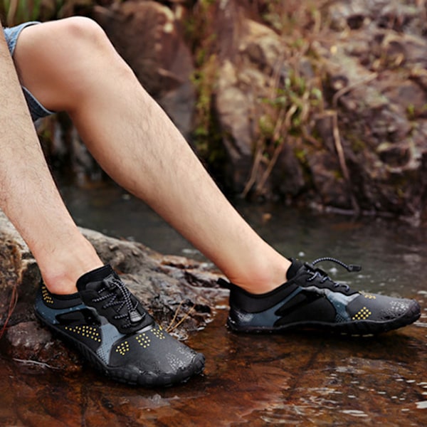 1 par utomhus vattentäta vandrings-, snorkel-, strand-, sim- och yogaskor 43
