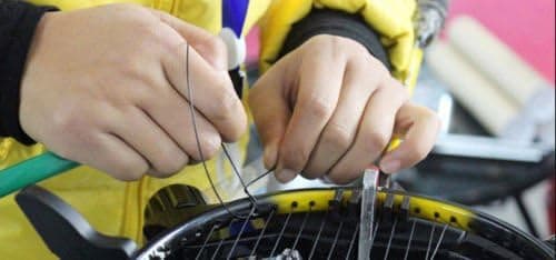Startklemmeverktøy for tennis- og badmintonracket