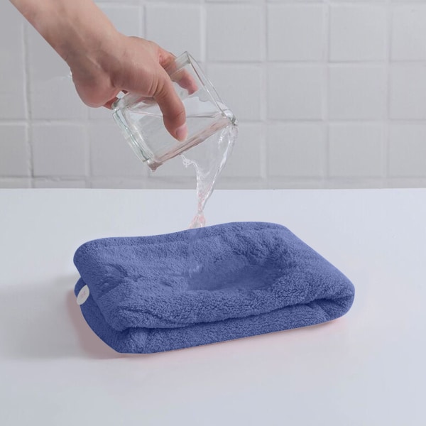 Mikrofiber Hår Absorberende Tørkehette Dusjhette Håndkle