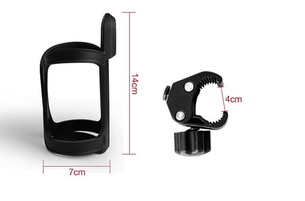 Ny Barnevogn Koppholder Stativ Flaske Universal 360 Roterbar