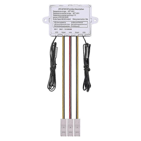Ac110-220v Digital Led To I Ett Integrert Formende Temperaturkontroller Med Vanntett Probe A