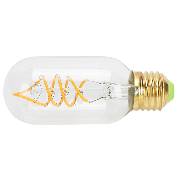 Valolamppu Vintage Kaksinkertainen Kierre E27 4W LED Joustava Filamentti Lämmin Valo LED-Lamppu 220V Läpinäkyvä
