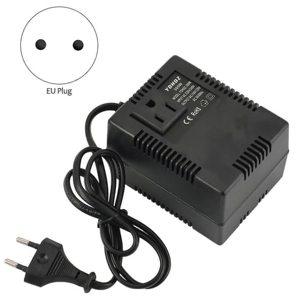 300W Jännitekonvertteri 220V - 110V Muuntaja Jännitekonvertteri Matkasovitin EU-Pistoke