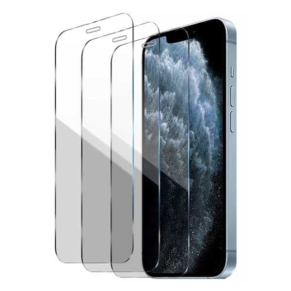3-pack skärmskydd i härdat glas för iPhone 12/12 Pro