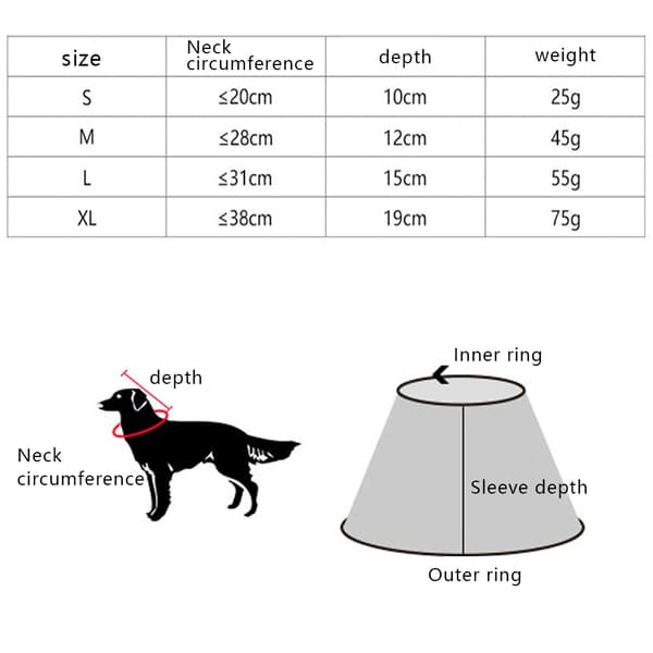 Justerbart letvægtskrave til hunde, mellemstore hunde og katte Pink - M
