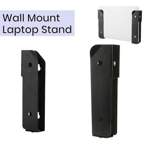 Vægmonteret Laptopholder Justerbart Design Robust Metalkonstruktion Nem Installation Tablet Laptop Opbevaringsstativ