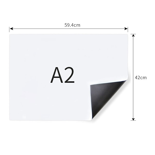 Magnetisk whiteboard-ark - Liten magnetkyl