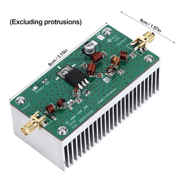 Effekt-förstärkarmodul PCBA FM-förstärkarkort för TMA 12V Driven 6W 88‑108MHz