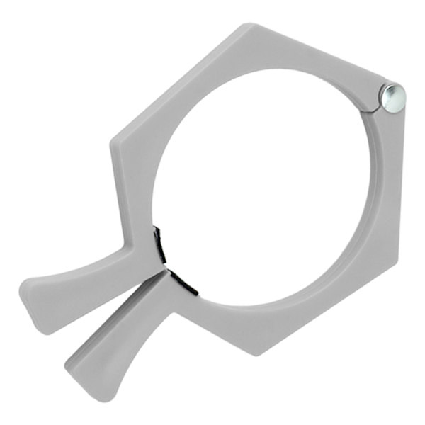 2 st grå sublimering tumbler klämma ABS halkfri platt sida sublimering papper klämma för 20 uns