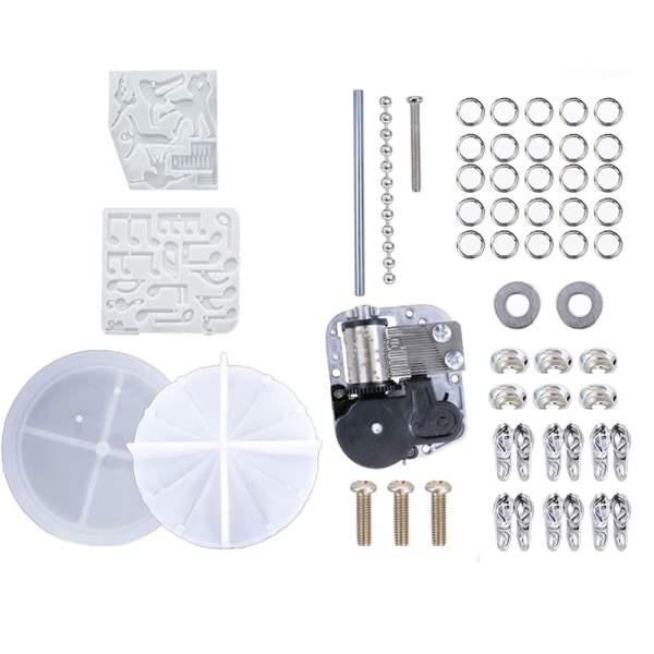 Karusellform Silikonform Musikbox Form Kit för Harts