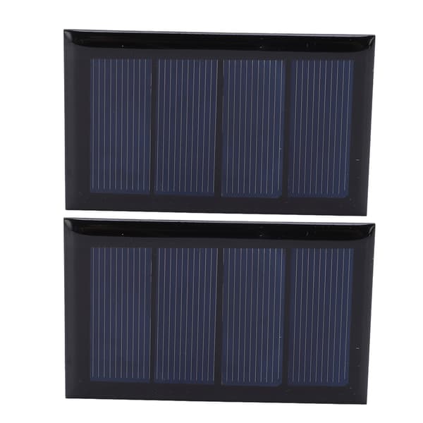 2 stk. 2V 210mA Mini solcellepanel Polysilisium solcellepanel 80x50mm for DIY-prosjekt