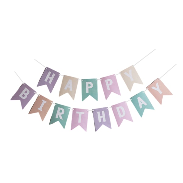 Grattis på födelsedagen Banner Smet - Färgglada bokstäver Barn