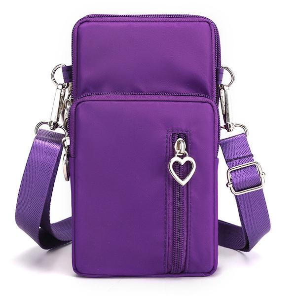 Liten crossbody-plånbokstelefonväska för kvinnor, minicrossbody-väska