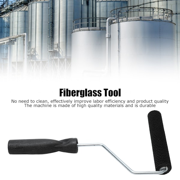 Rulle i glassfiber, diameter 28x150mm, for glassfiberindustrien