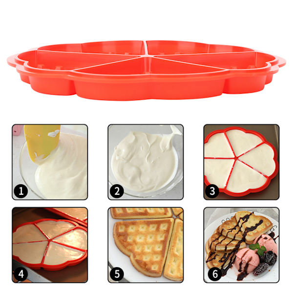 Mini Våffeljärn med Hjärtan, Hjärtformade Våfflor Non-stick Elektrisk Pannkakstillverkare för Roliga DIY Bakaktiviteter, Idealiska Presenter för Bakälskare (3 st)