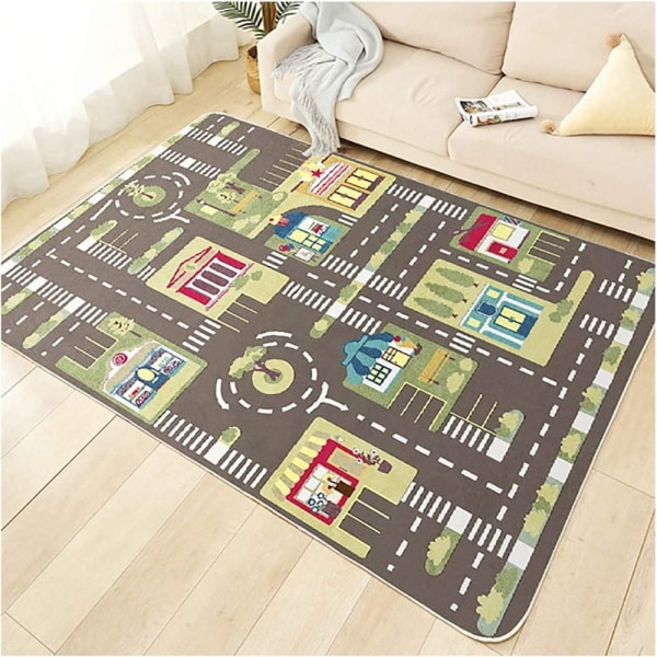 Kids Rug City Life Playroom Rug Washable Kids Educational Large