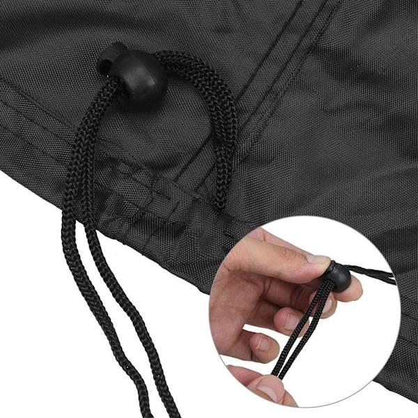 Stilfullt Möbelskydd, Justerbart Vindtätt Uteplatsöverdrag, Andningsbart Slitstarkt Oxford-material med PVC-beläggning för Utemöbler Året Runt
