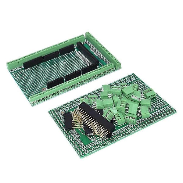 Kompatibel med dubbelsidig PCB Prototyp Skruvplint Shield Board Kit för 2560