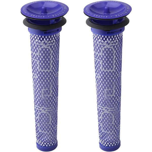 V6 Dammsugarfilter, Förmotorfilter, 2 Förfilter, V8 Ersättning