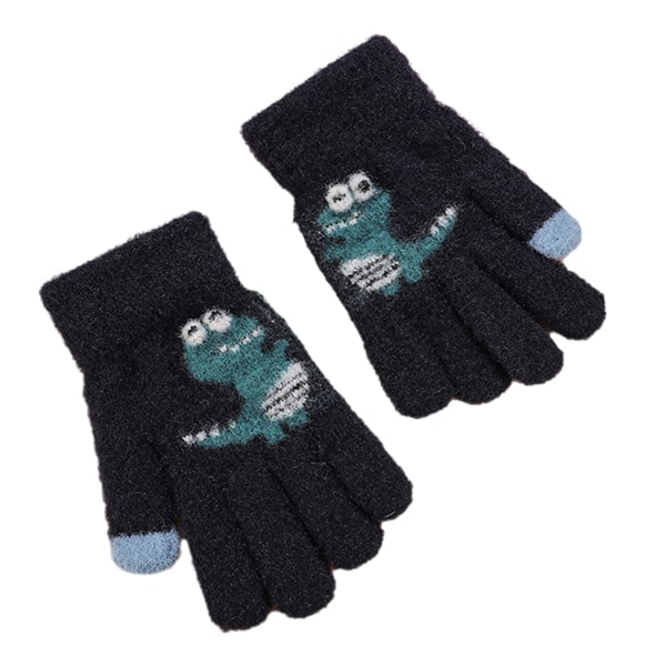 Barnehansker Fullfingerhansker Strikket varme hansker Vinter