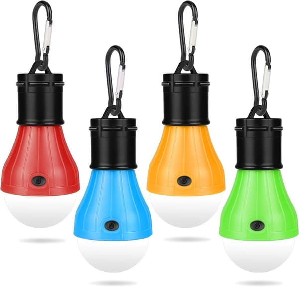Campinglamper, LED Campinglamper, Bærbare Teltlamper Nødlys Vanntette Campinglamper, (3-pakning)