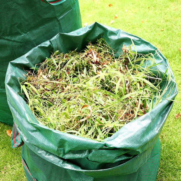400L Kraftig Trädgårdsavfallspåse 3-pack Industriell och Tyg