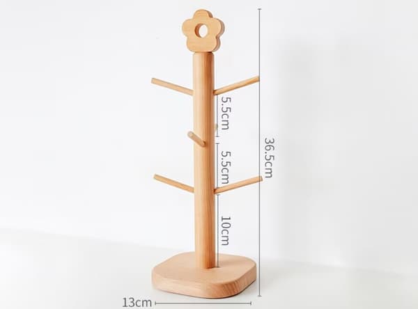 Holder tilbehør - kaffekop med 6 kroge